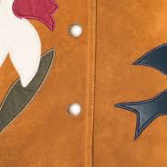 RED Valentino Brown Mini Skirt with Floral Appliqué - Picture 8 of 8